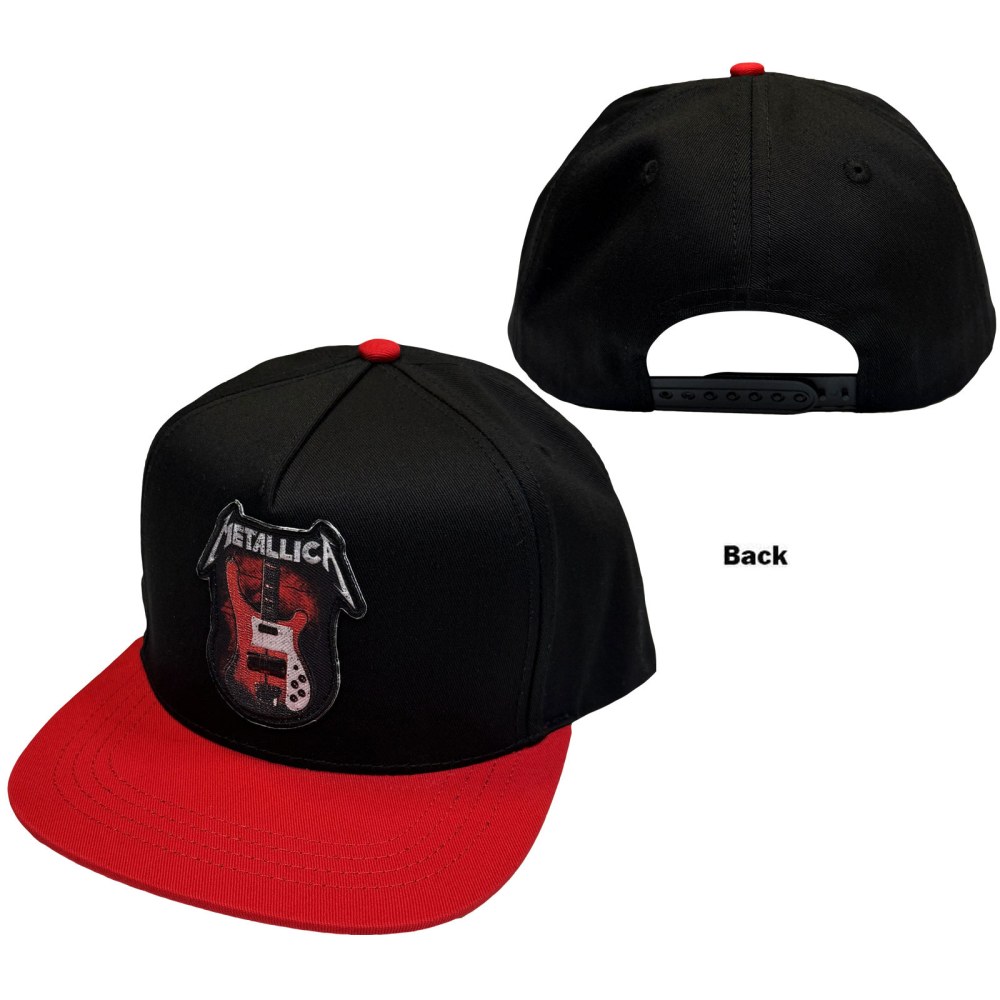 Metallica - Cliff 'Em All Bass Snapback Cap - Black/Red